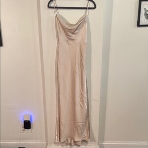 Cream Slip Dress